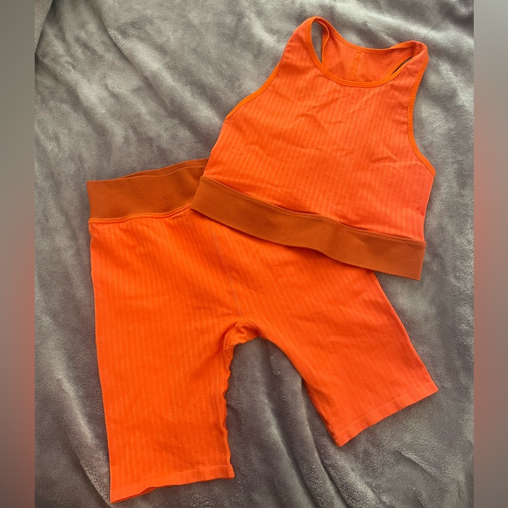 By Anthropologie matching workout set
